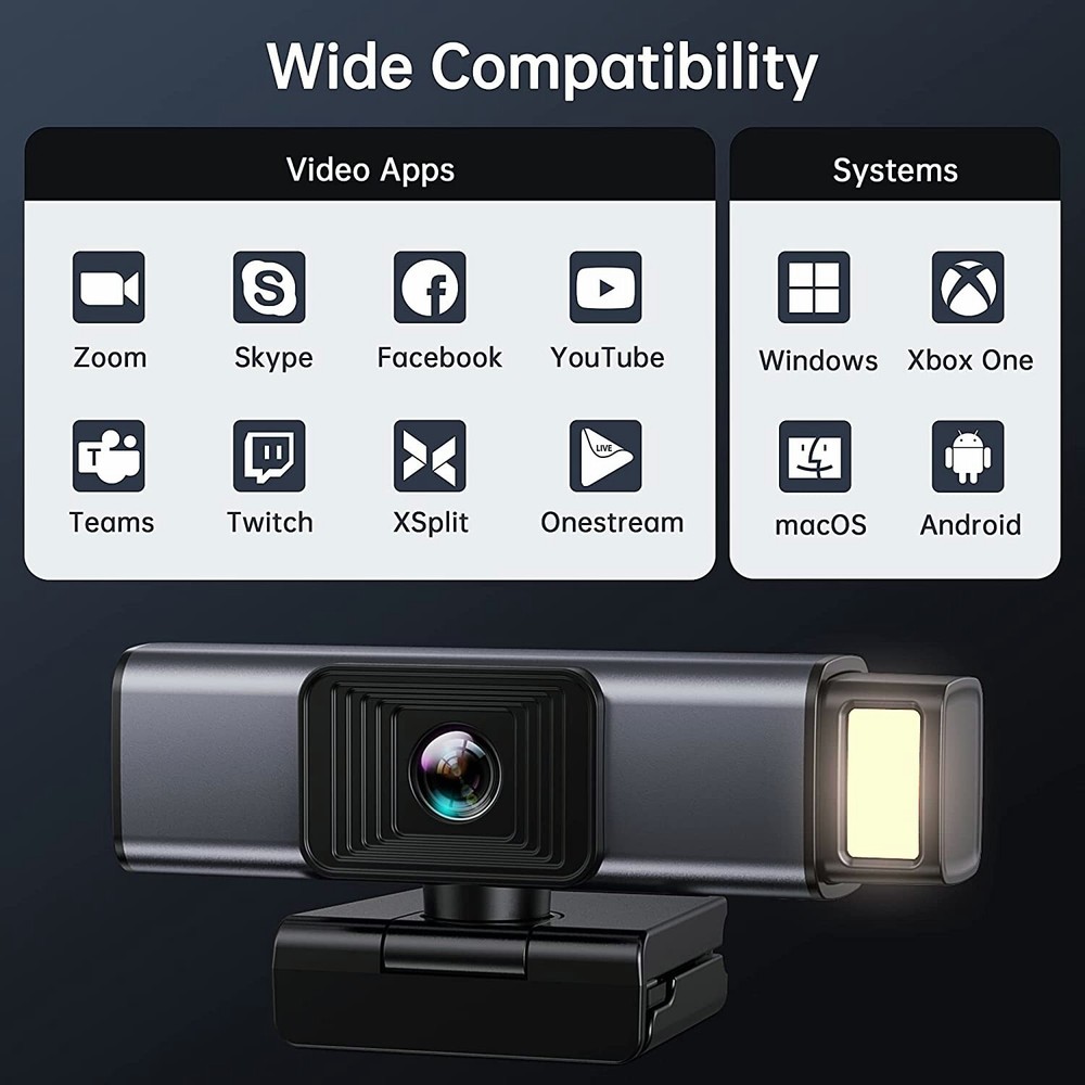 1080p Webcam with Microphone and Privacy Protection, G940 U