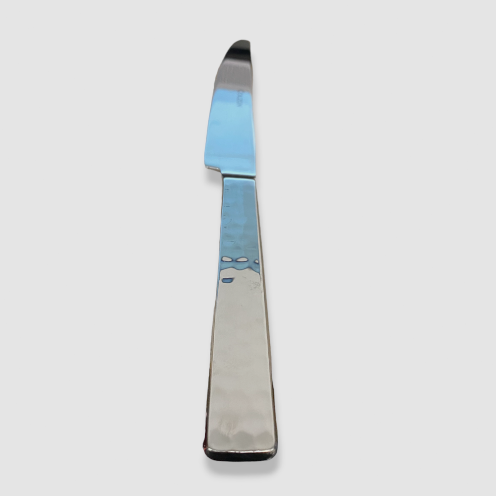 $36 Couzon Silver Ato Hammered Dinner Knife 2 Pack