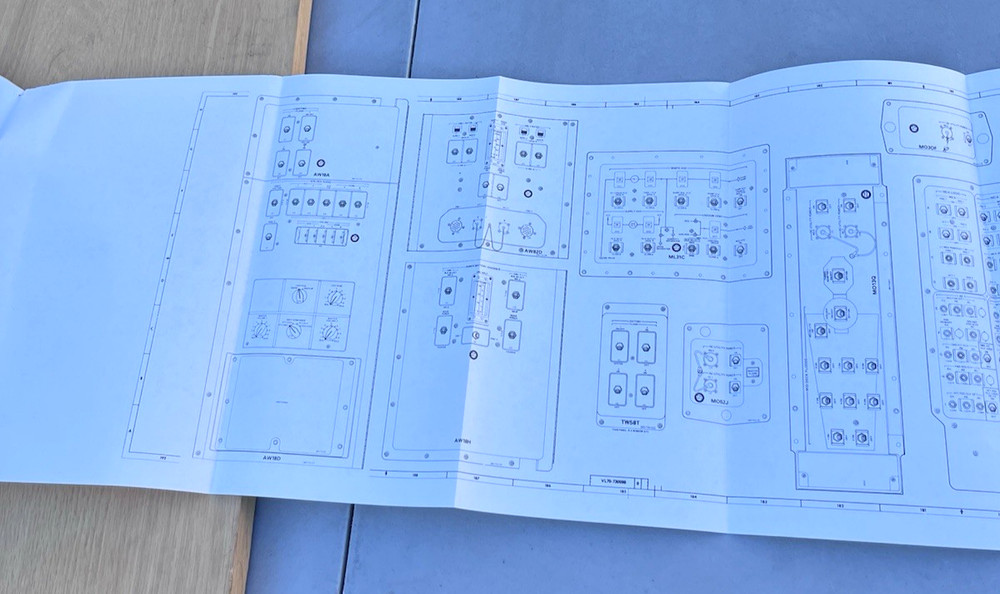 2 NASA Space Shuttle Orbiter Display & Control Panel Spacecraft Space Blueprint