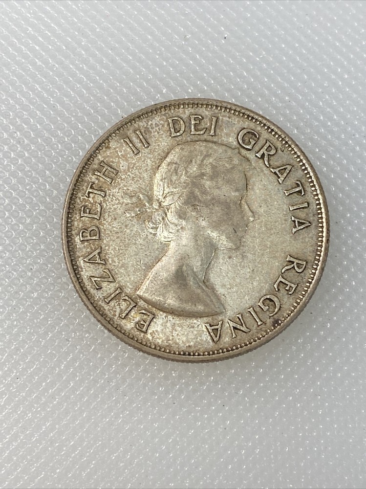1953 canada 50 cents large date NSF