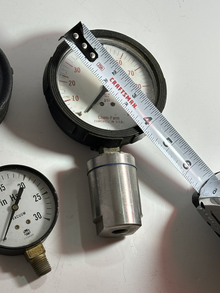 Vintage PRESSURE GAUGE Boiler STEAMPUNK