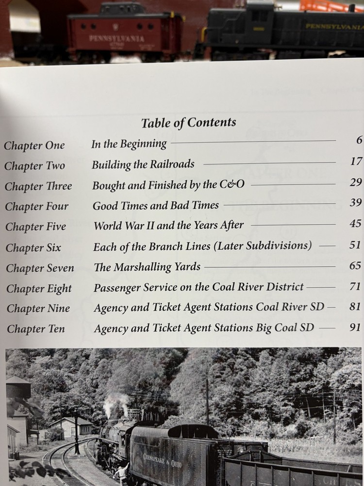 C&O Coal River District history and pics Chesapeake & Ohio