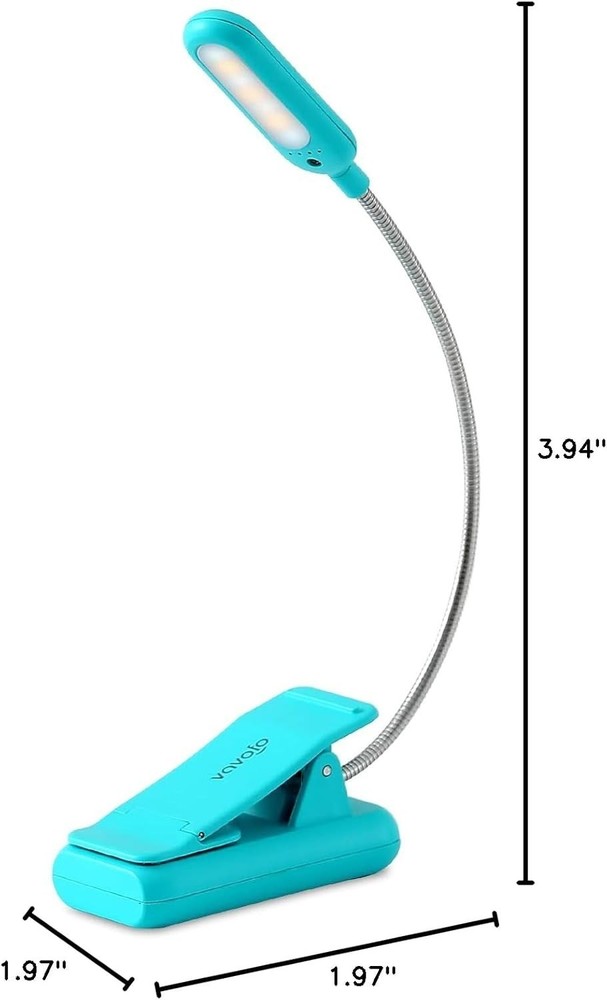 Versatile Clip-On Reading Light with Adjustable Brightness for Every Need