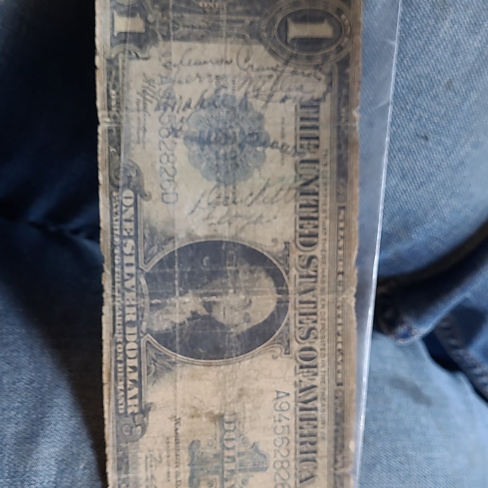 1923 $1 US Large Size Silver Certificate Banknote Circulated