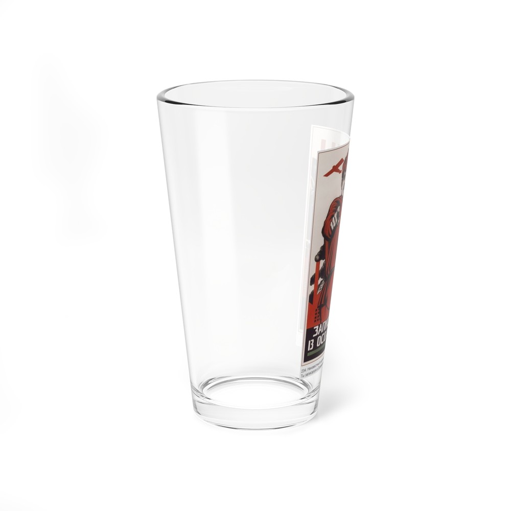 Soviet Era Poster 318 - Pint Glass 16oz