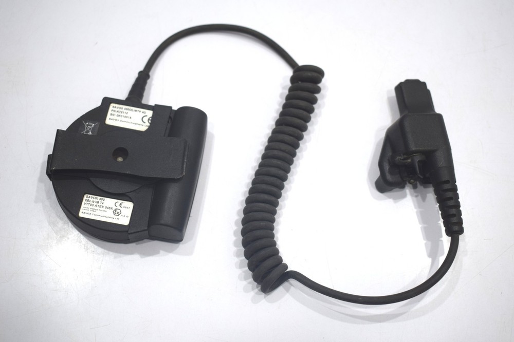 Drager SAVOX 400 Com-Control Interface PTT Push-To-Talk Unit 3345