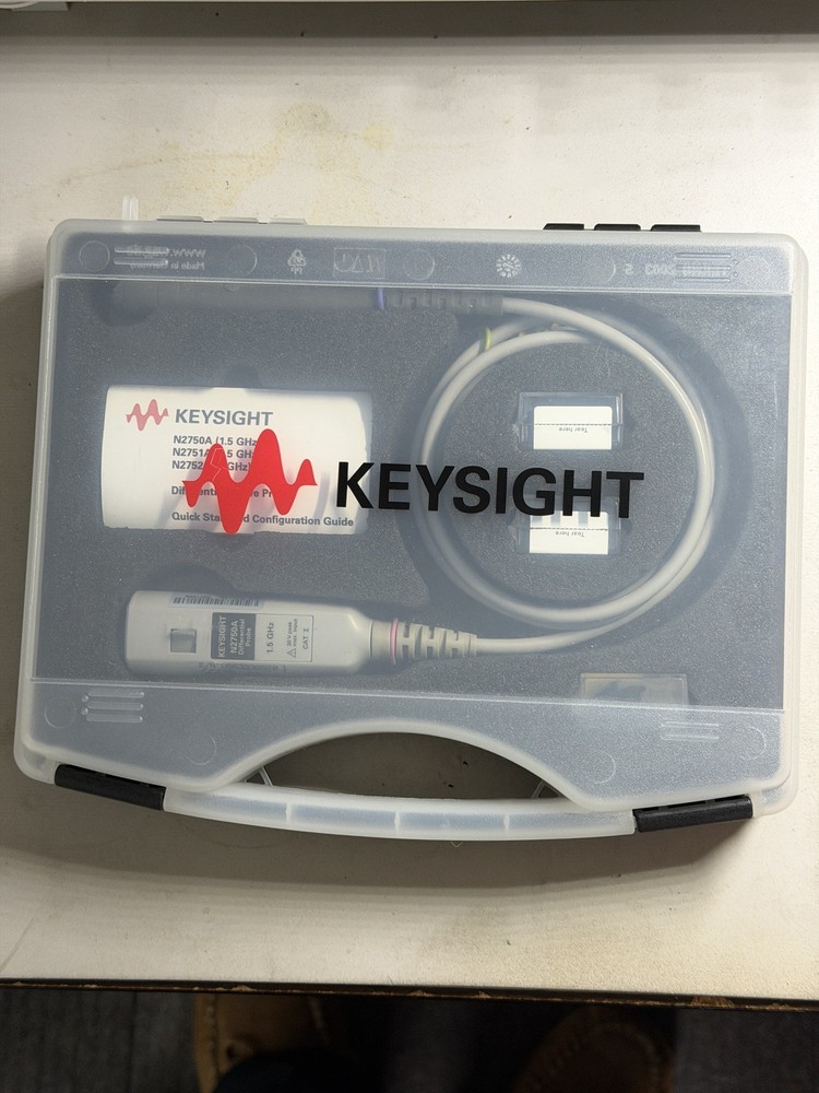 KEYSIGHT N2750A InfiniiMode Active Differential Probe 1.5GHz w/ Accessories