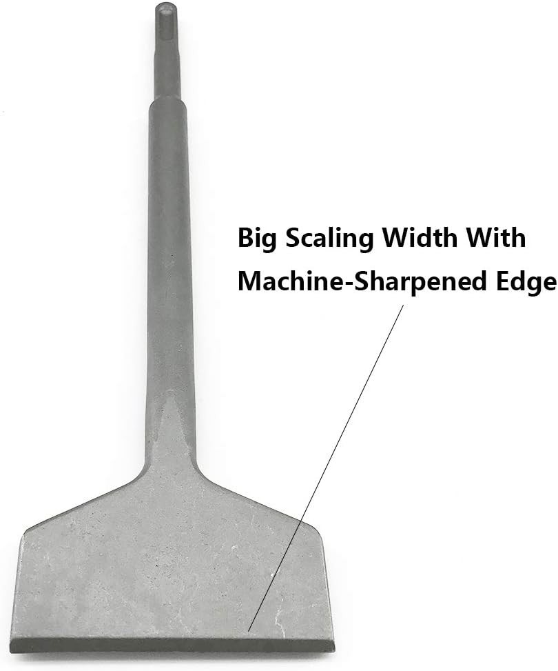 Tile Scraper Chisel SDS-Plus 3 Inch Wide 10 Inch