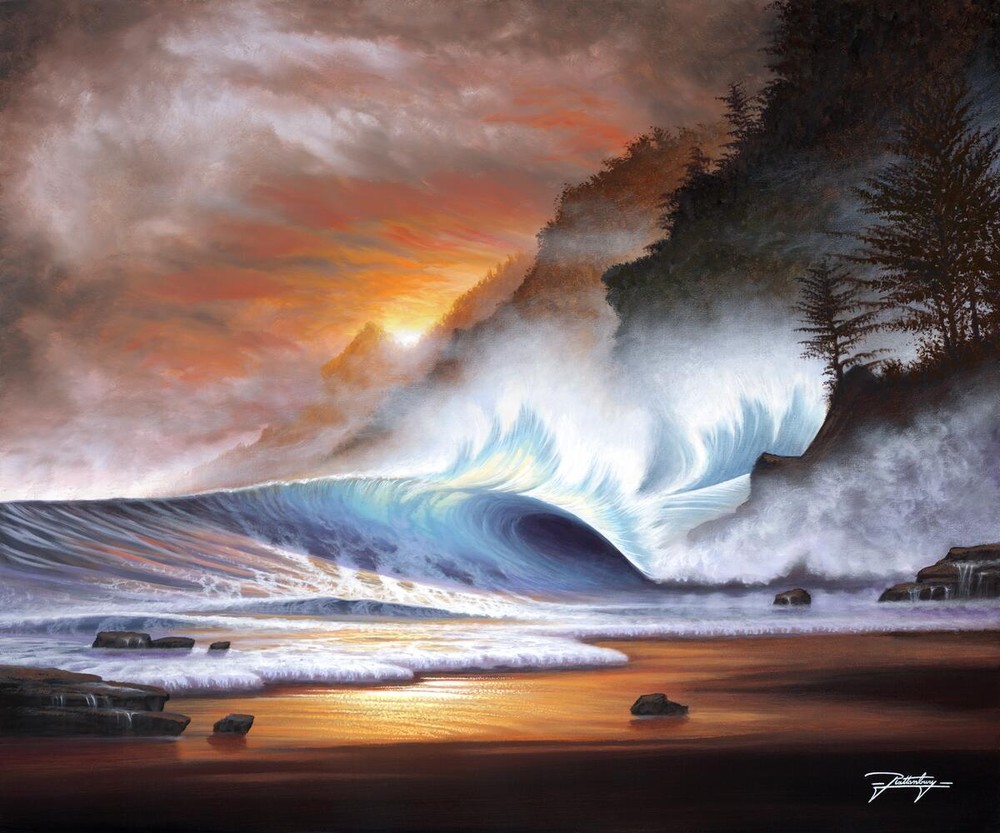 Ceramic Backsplash Tile Mural Beach Scene Kitchen/Bathroom/Shower - Misted Magic