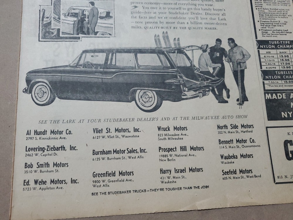 1960 Lark by Studebaker newspaper ad