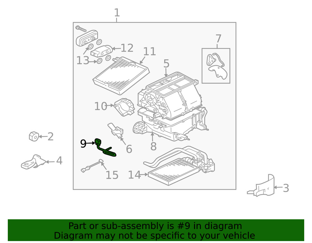 Genuine Mitsubishi AC Temp Sensor MB917937
