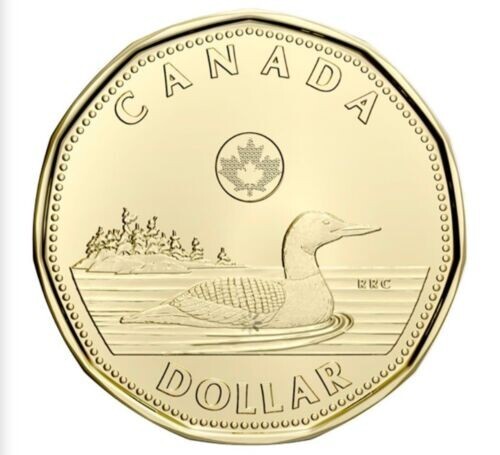2022 Canada First Strike Unc.  Loonie Direct from Roll