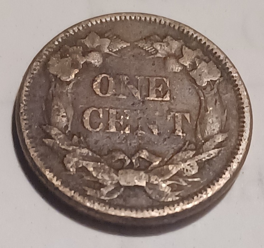 1858 Flying Eagle Cent Large Letters Semi-Key Date |