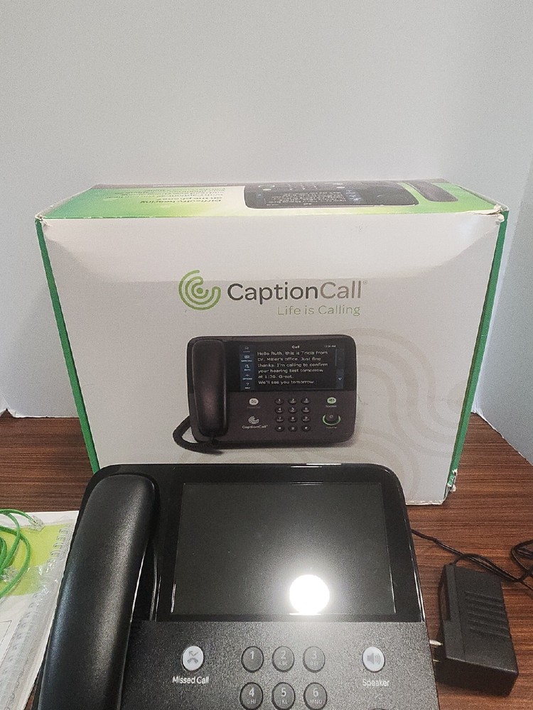 Caption Call Phone Hearing Impaired Touch Screen Model 67Tb Tested