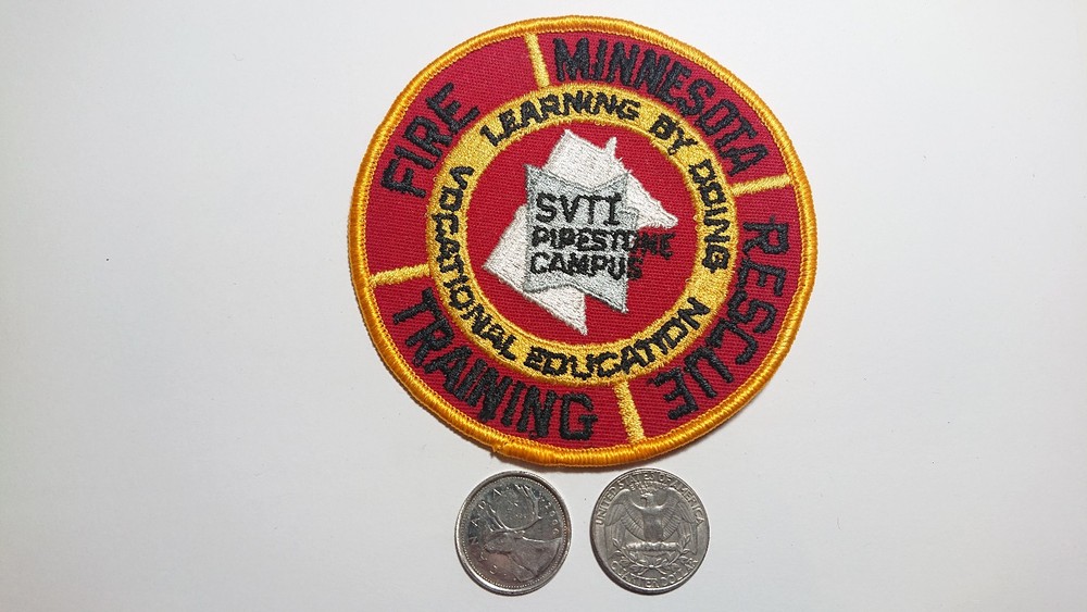 Minnesota Fire Rescue Training Patch Badge Crest