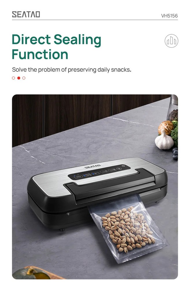 Vacuum Packing Machine Automatic Built-in Storage & Cutting Vacuums Sealer New