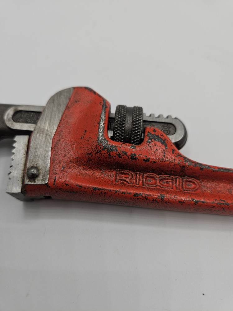 Rigid 8" Heavy Duty Adjustable Pipe Wrench