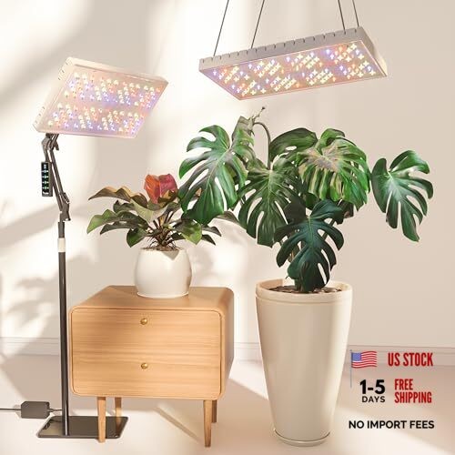 Plant Grow Light, [Smart APP & Expansive 2x2 Ft Coverage] 60W(With Stand)