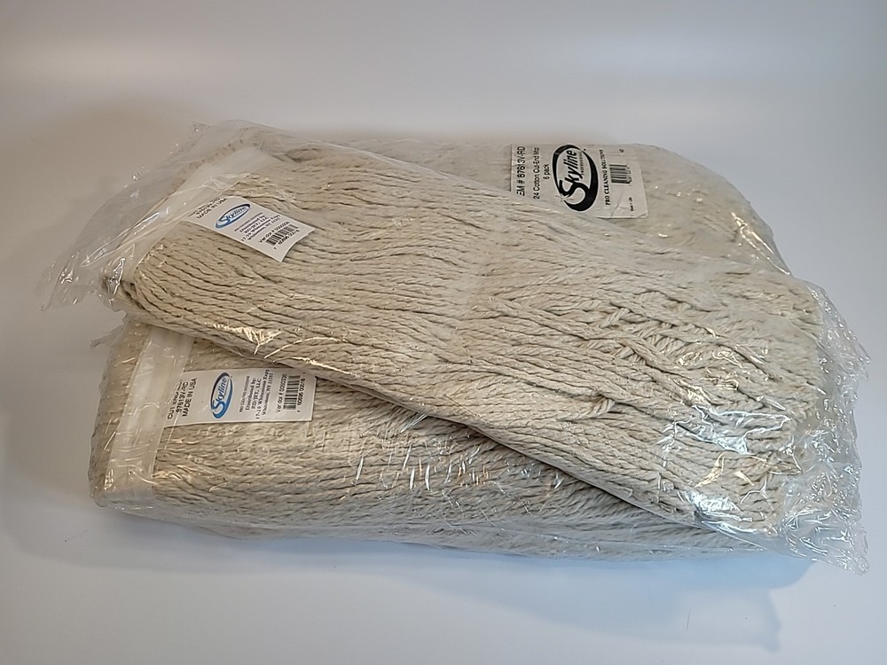 6 Pack Skyline Professional #24 Cotton Cut-End Mop Head – Model 87613V-RD