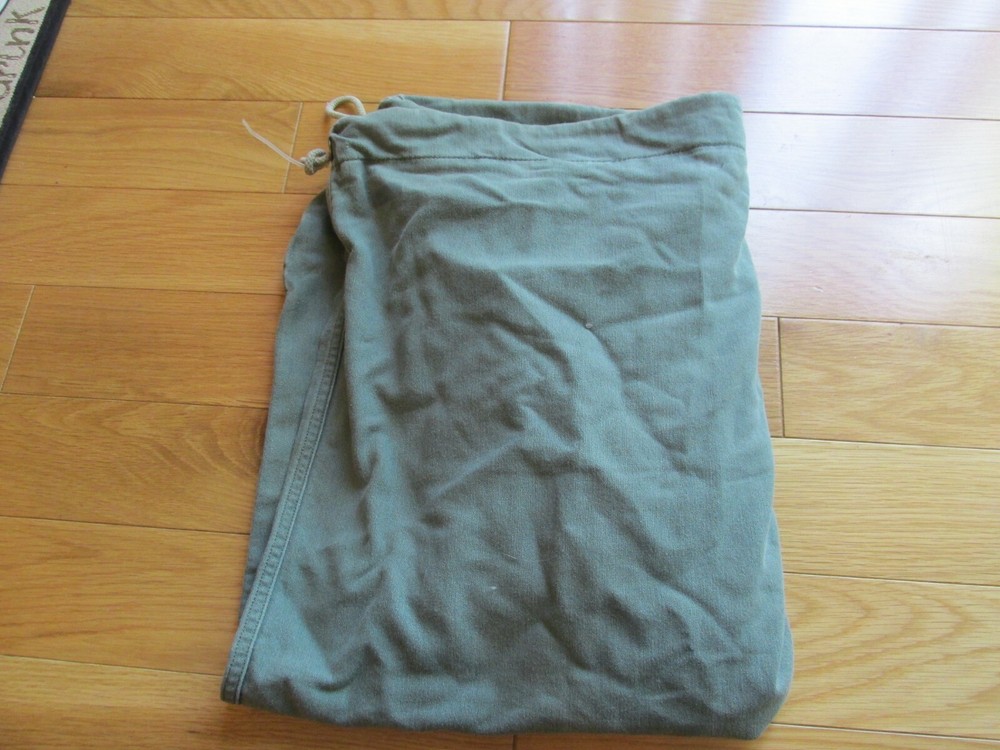 USGI US MILITARY BARRACKS CLOTH LAUNDRY BAG STUFF SACK OLIVE DRAB DRAW STRING!!