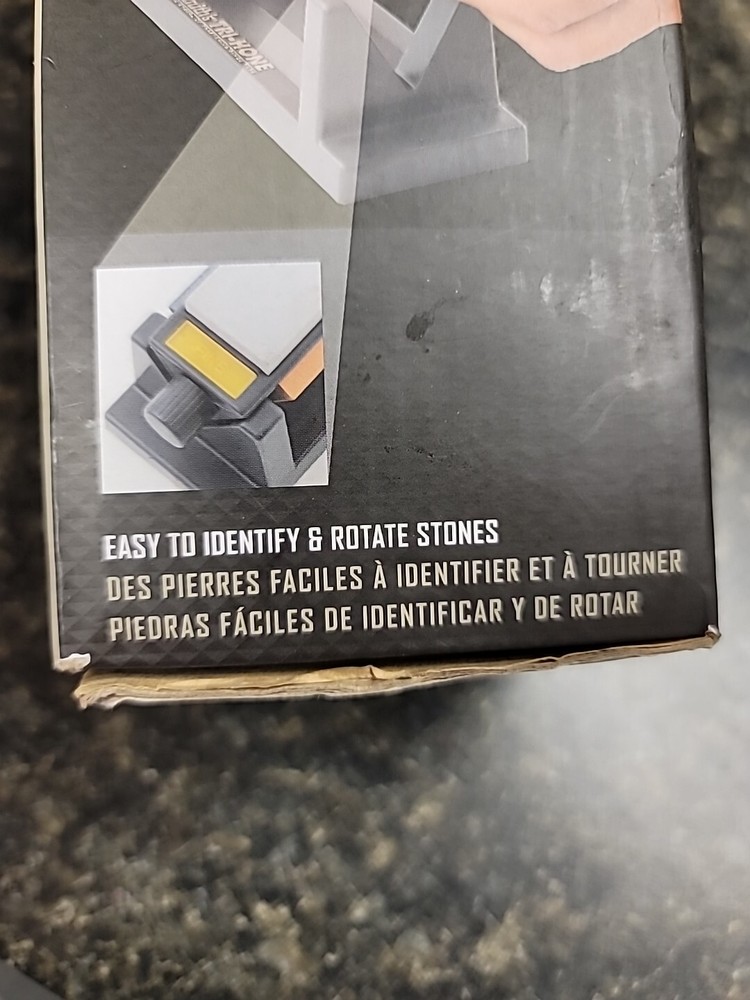 Smith's Sharpener 6" Tri-Hone Sharpening System Med/Fine/Coarse Knives & Tools