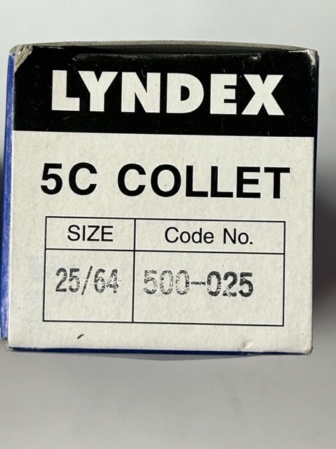 25/64" 5C ROUND COLLET LYNDEX 500-025