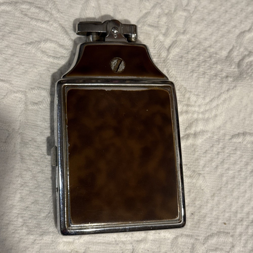 Vintage Ronson Master-Case , Cigarette Case Combination Lighter