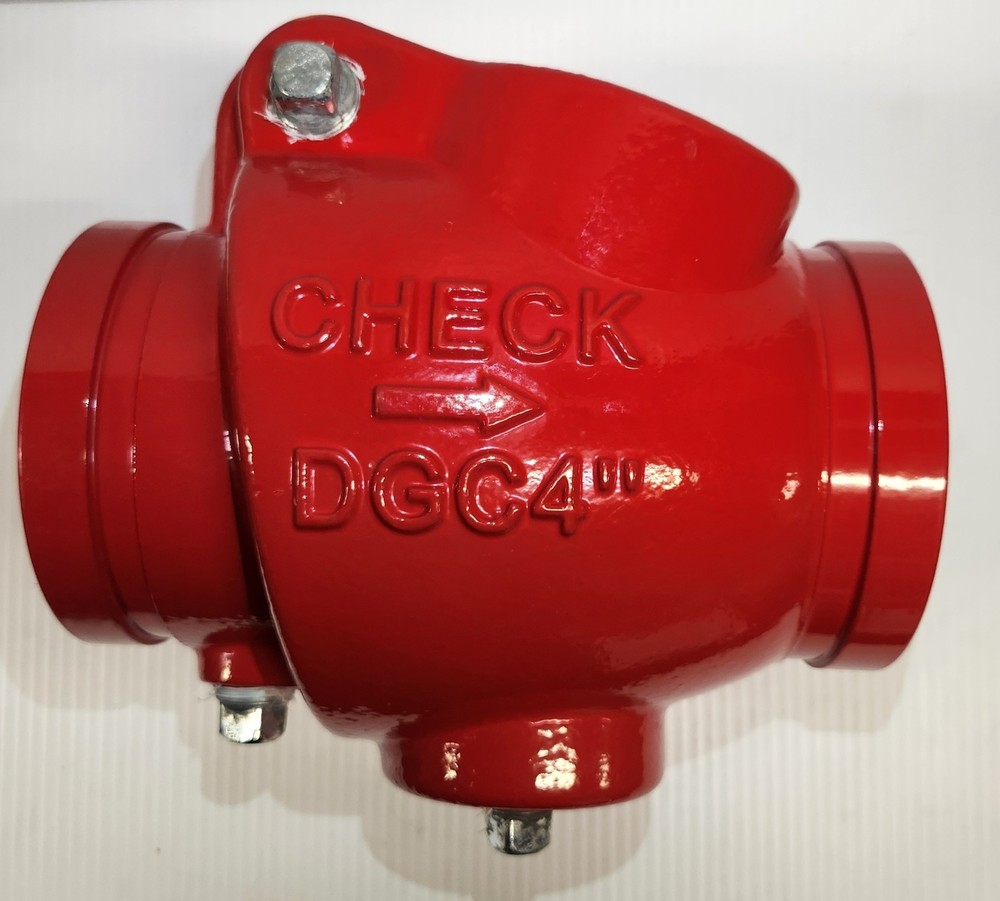 4" GROOVED CHECK VALVE WP 300PSI