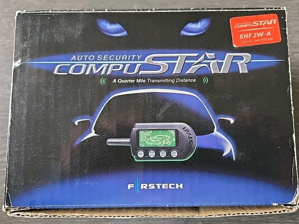 FIRSTECH COMPUSTAR SHF 2W-A REMOTE START/ALARM FUNC ALL THAT'S SHOWN, UNTESTED