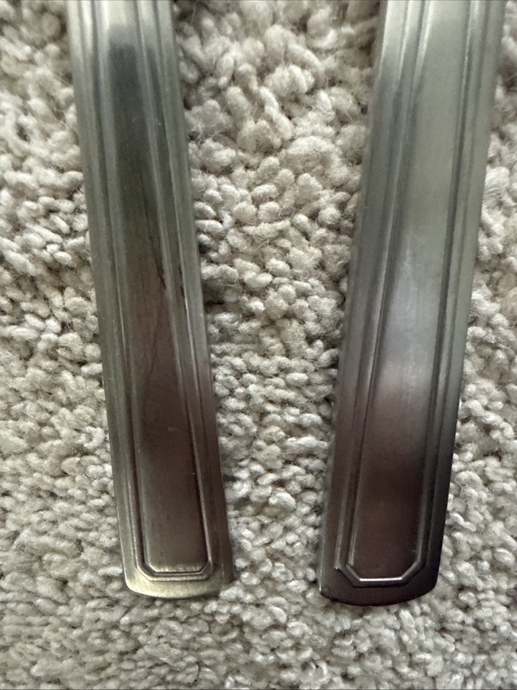 29-pc Unbranded 18/0 Stainless China Flatware EUC Heavy, High Quality Fork Spoon