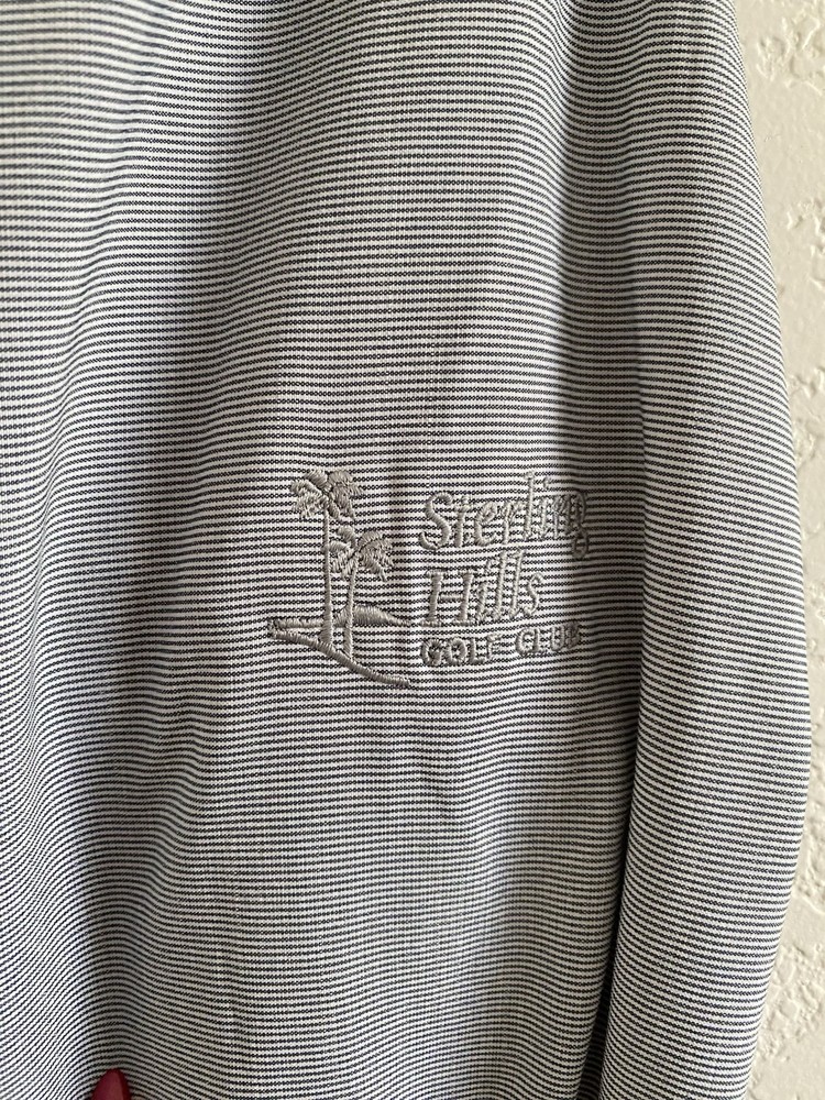Travis Mathew Men's Size M Gray Full Zip Lightweight Performance Golf Jacket