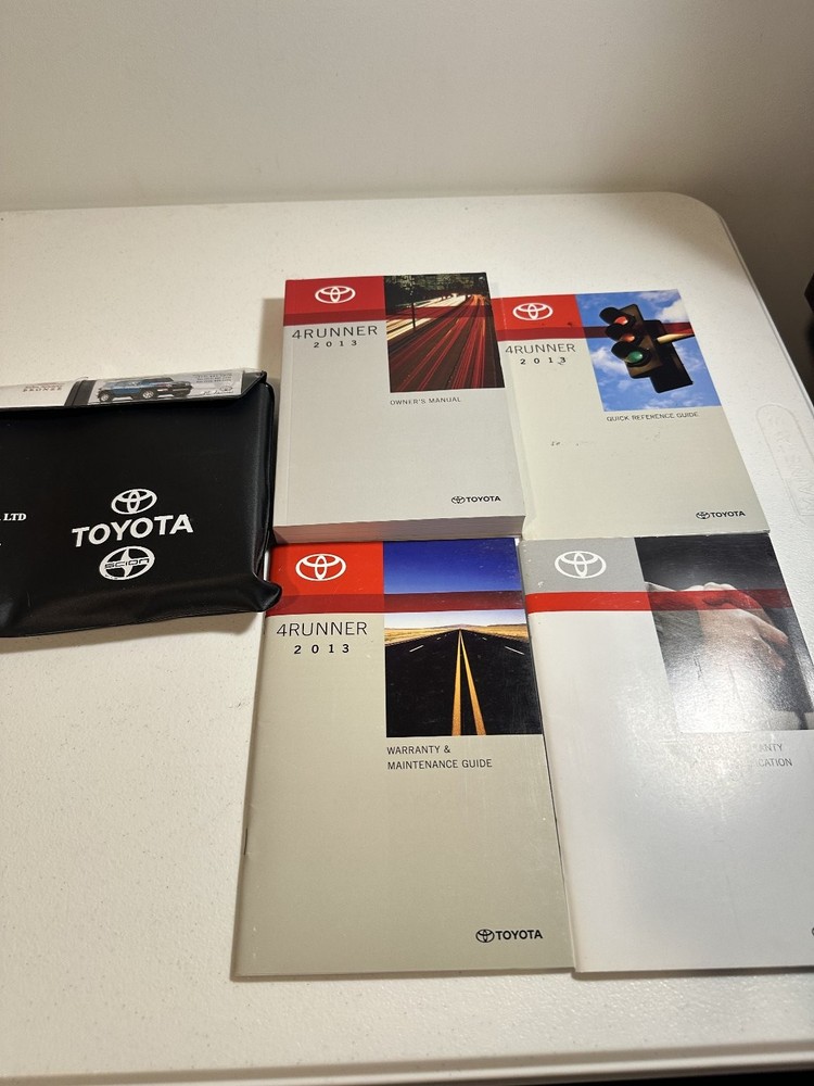 2013 Toyota 4Runner Owner Manual Set