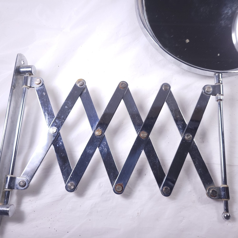 Jerdon Stainless Steel Expandable Wall Mirror