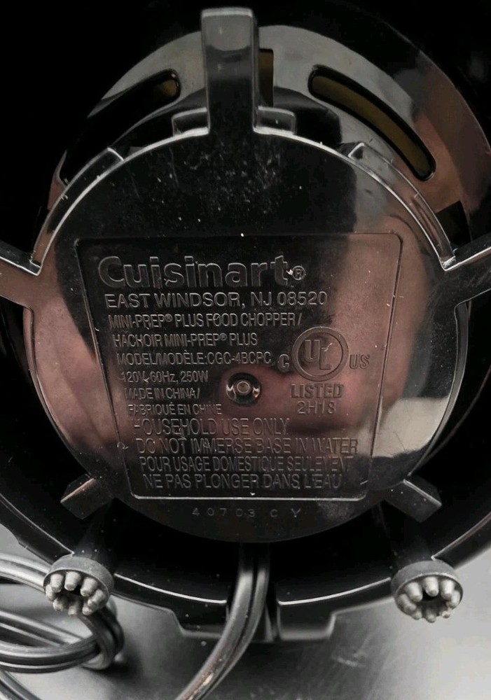 Cuisinart 4-Cup Work Bowl Mini-Prep Plus Food Chopper Grinder Processor **ONLY**