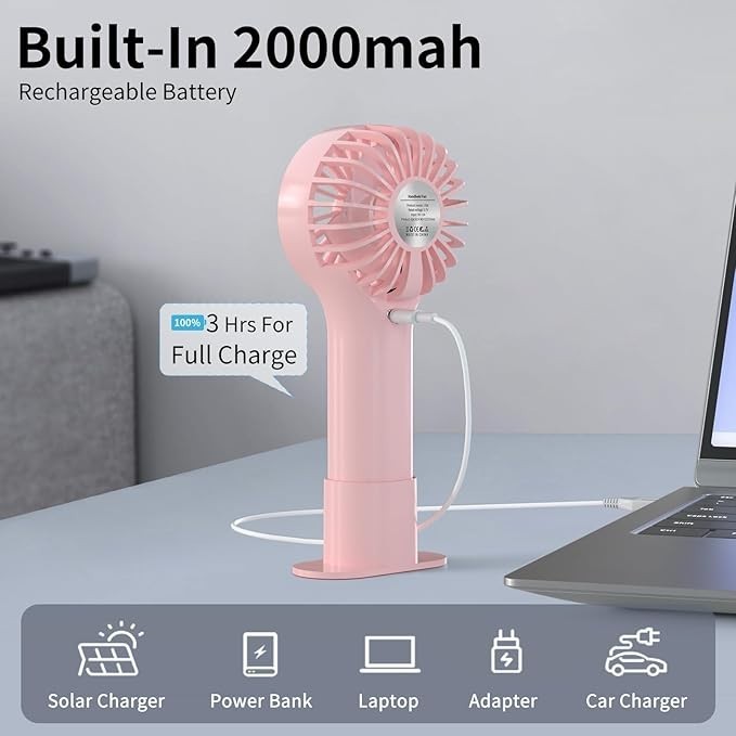 K36 Handheld Fan - Pink
