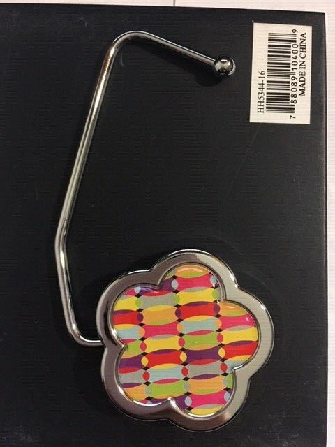 Women's NIP Handbag Holder Flower Shape in Pretty Enamel Patterns