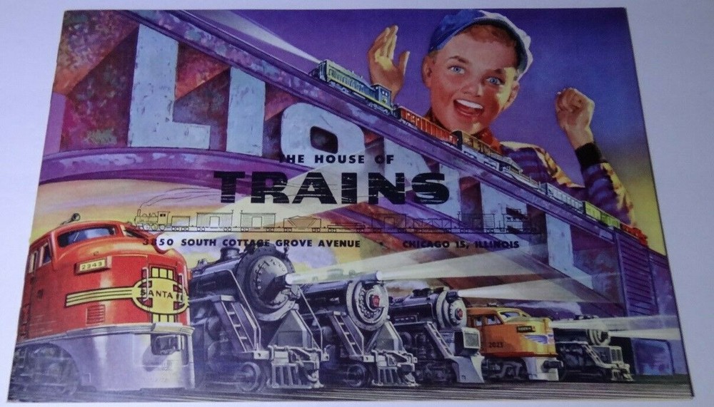 Original Lionel 1952 Catalog,  Mint Condition Rare
