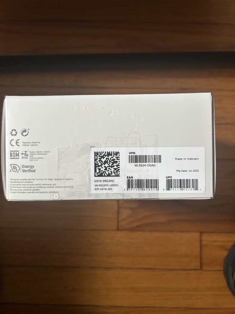 Dell WL5024 Pro Plus Wireless ANC Headset - New in Box