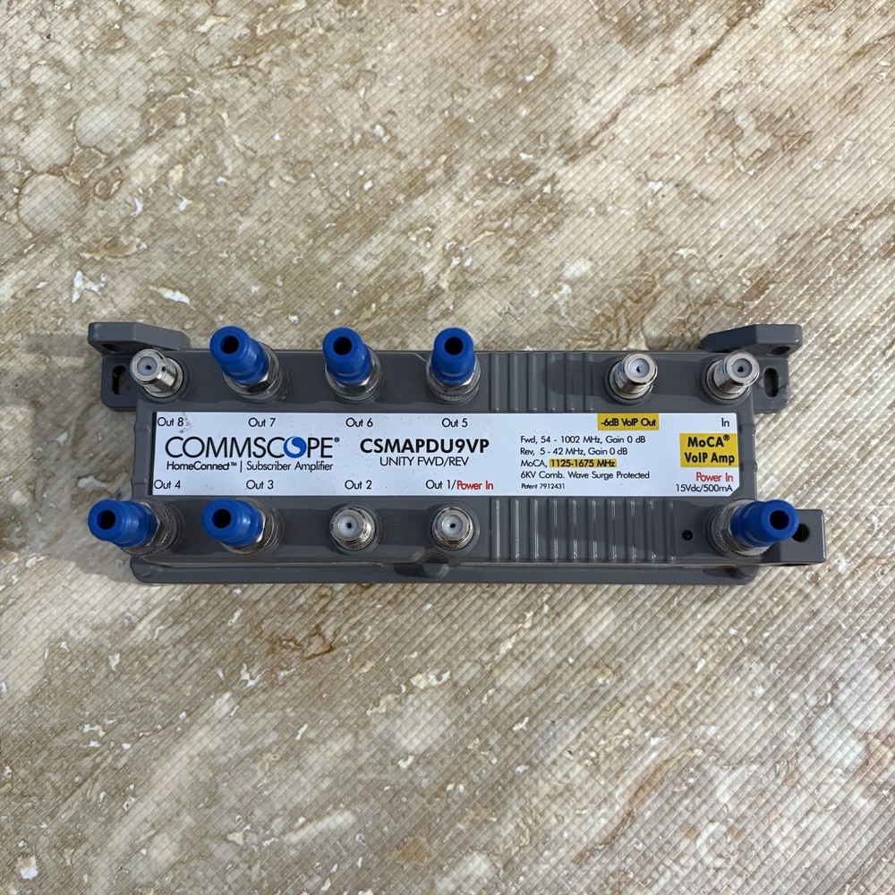 Commscope CSMAPDU9VP 9-port HomeConnect Amplifier