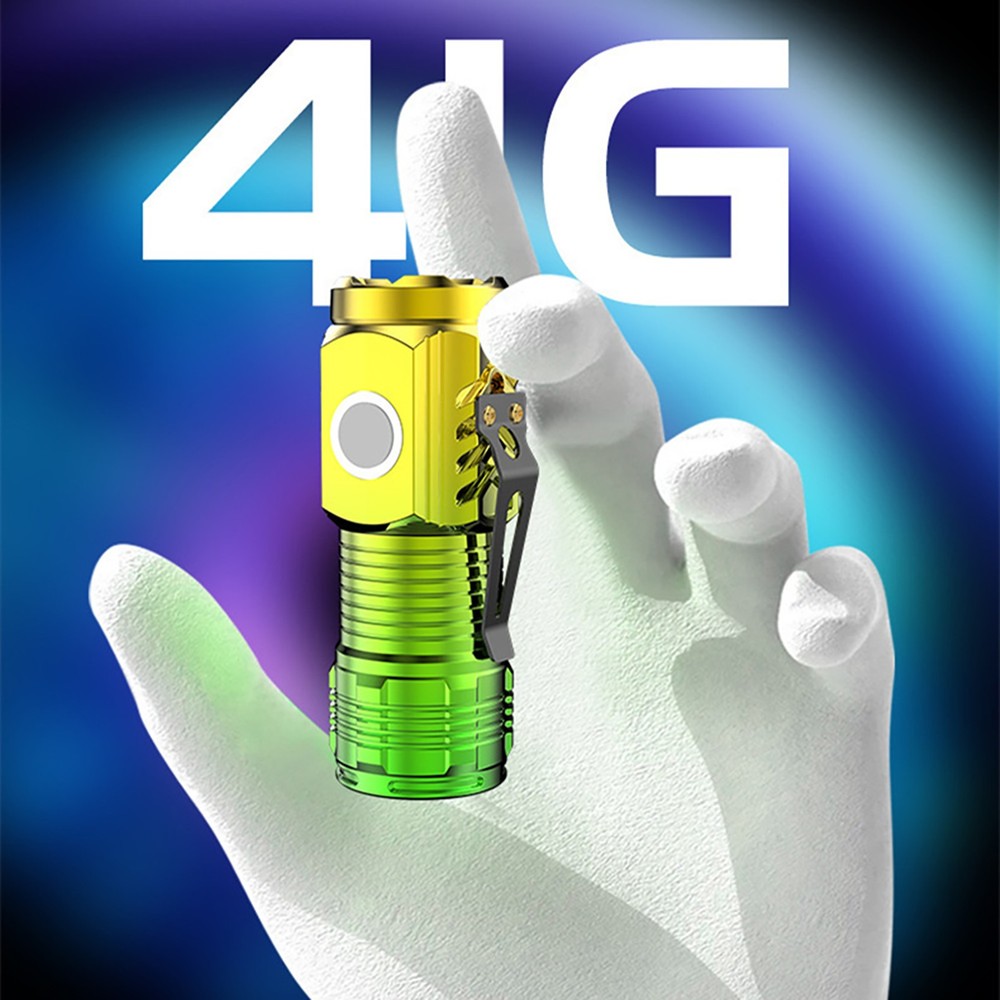 Multifunctional Mini Flashlight 3* 3030LED Lamp Beads Super Bright Flashlight