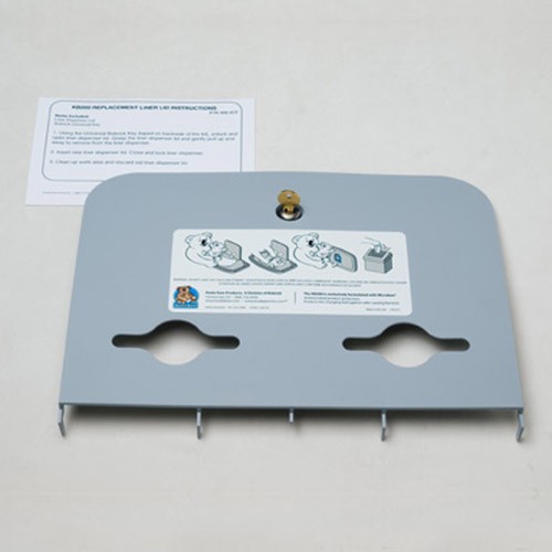 Koala Kare 46601KIT Grey Liner Dispenser Lid Kit