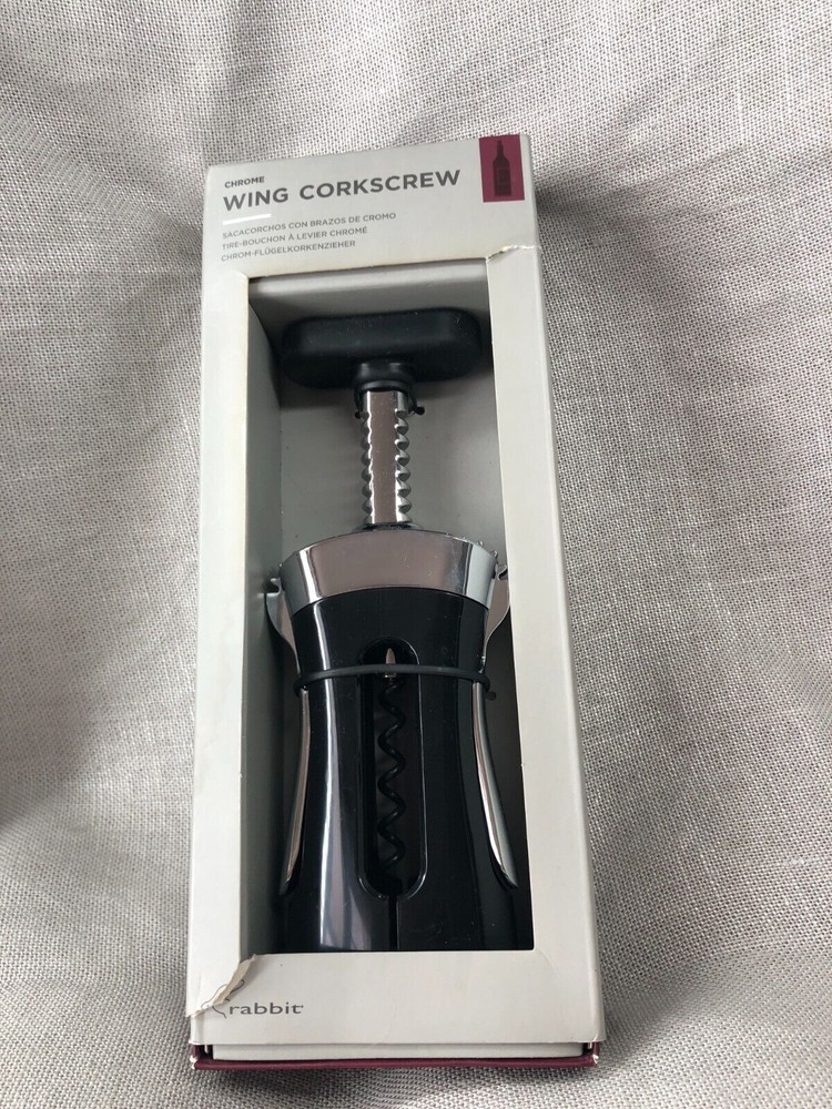 Rabbit Chrome Wing Corkscrew New in Box $28