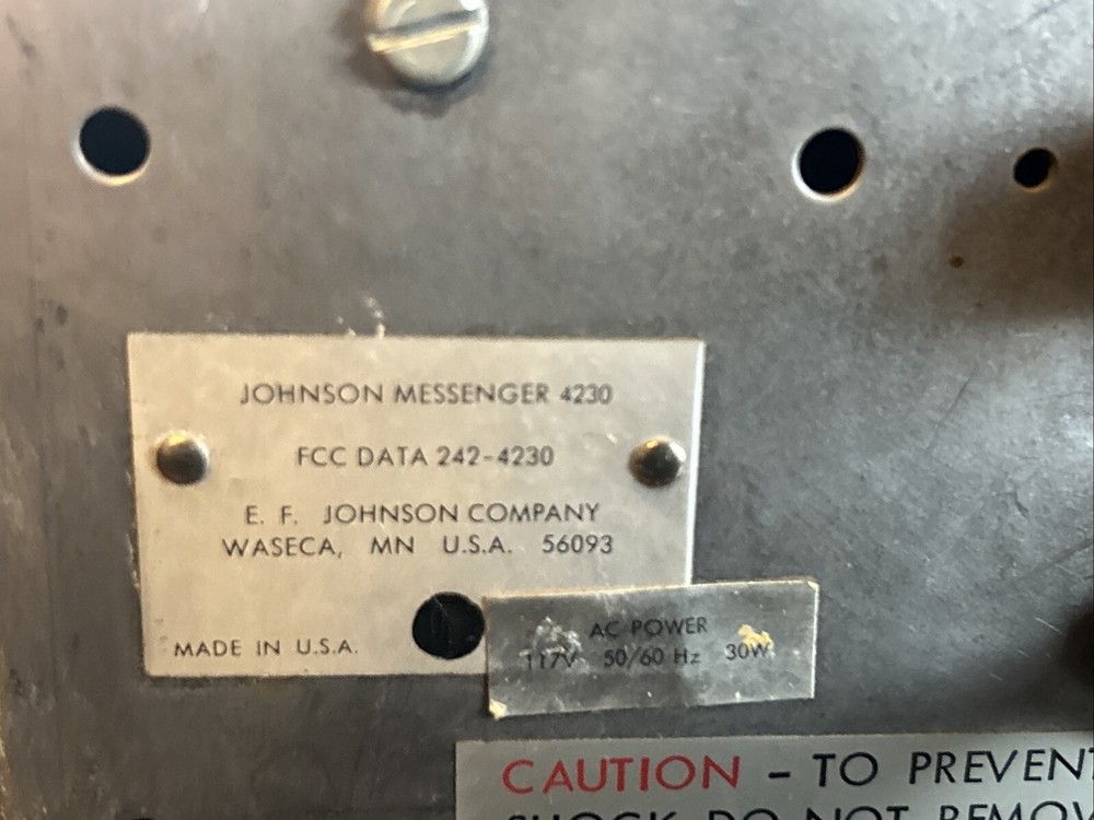 Johnson Messenger 4230 CB Radio Base Unit