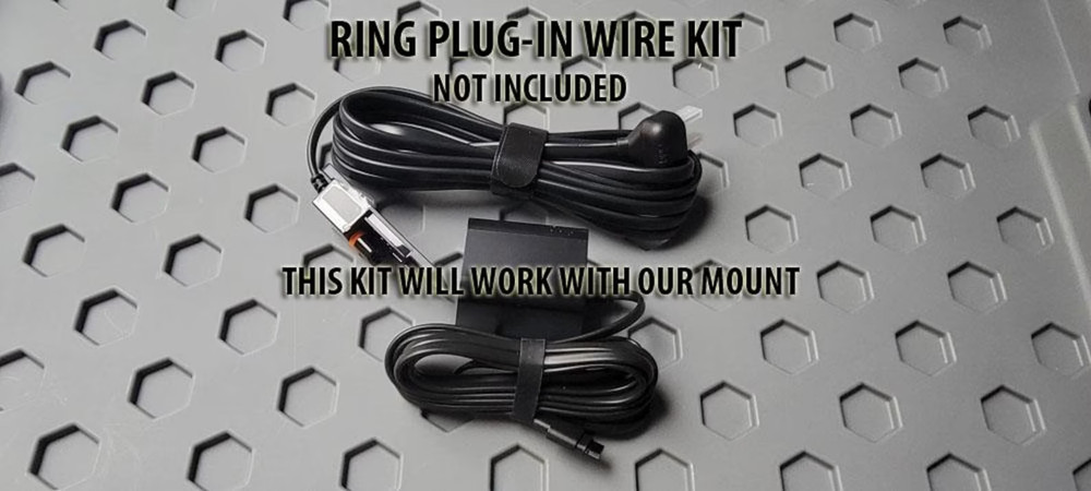 Ring Spotlight Camera Plus Plug-In Multi-Use Mount Ceiling, Wall, under Eaves