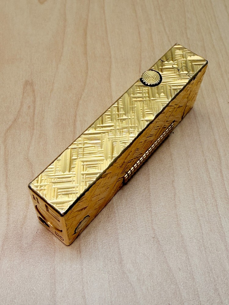 Dunhill Gold Florentine Pattern Lighter Vintage