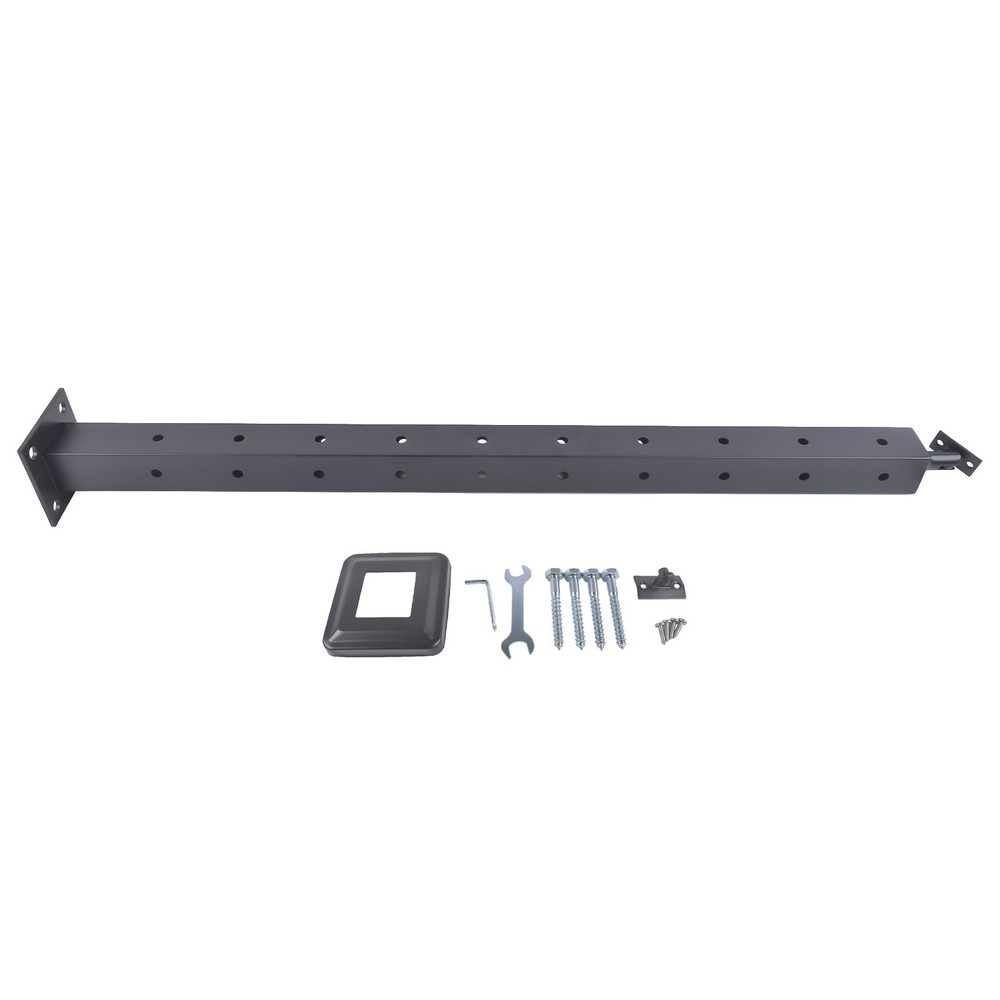 L-Drilled Corner Post 35x2x2" Adjustable Top Cable Railing Post Stainless Steel