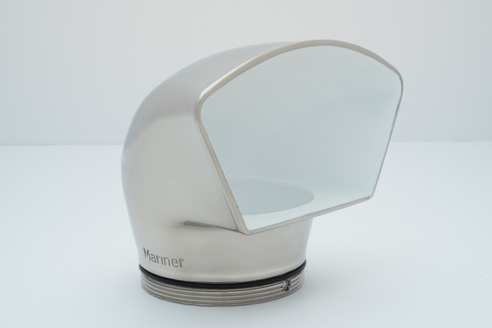 (1) 3" Low Profile Dorade Cowl Vent with Deck Plate Set