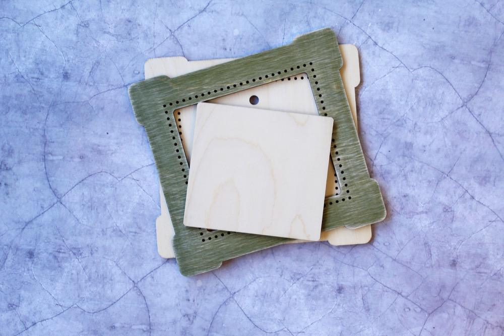 MP Studia Square Frame Green OP-265