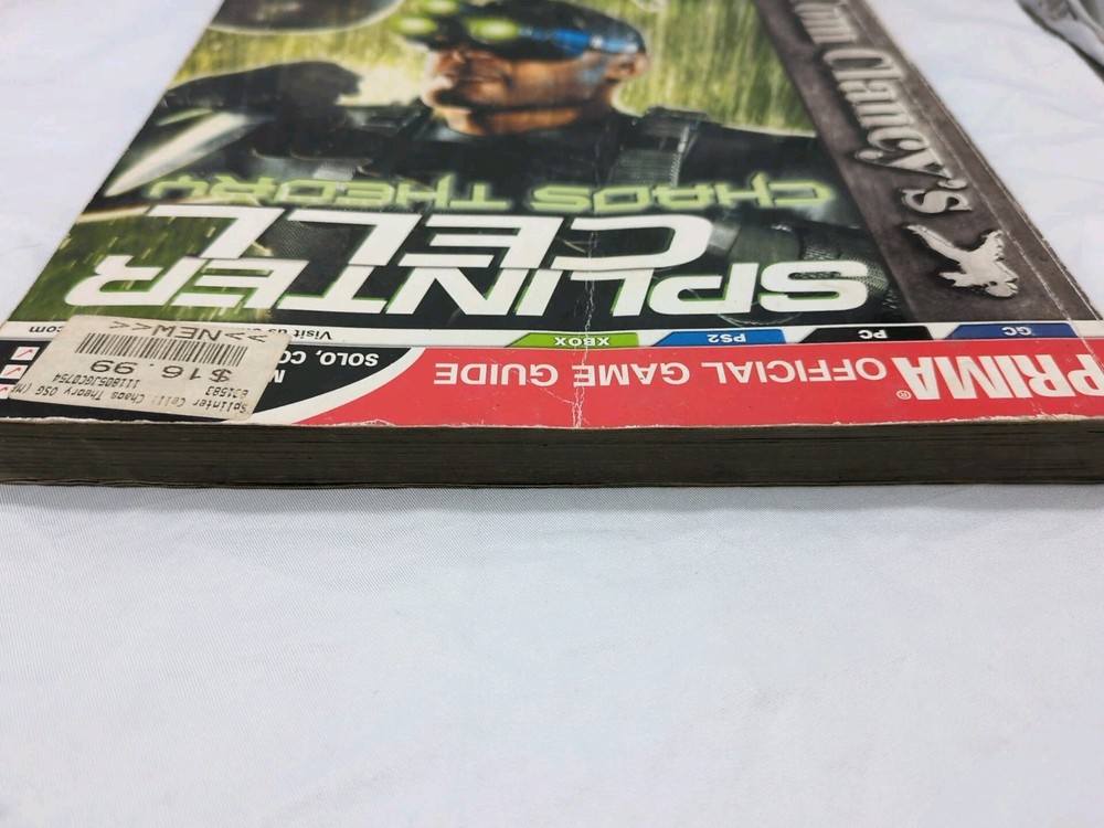Splinter Cell Chaos Theory Tom Clancys Strategy Guide Book