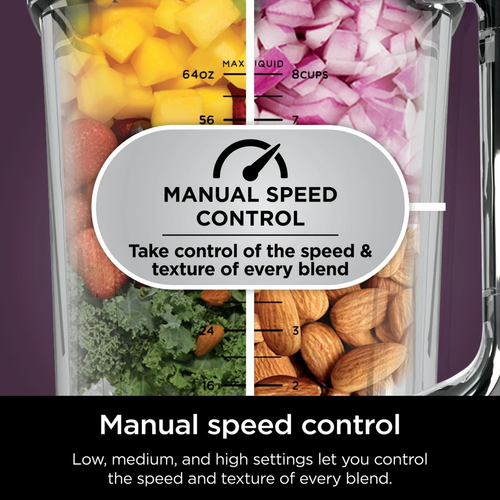 Ninja Detect Kitchen System Power Blender + Processor with Blend Sense Technolog